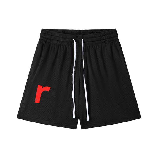 Mesh Drawstring Shorts